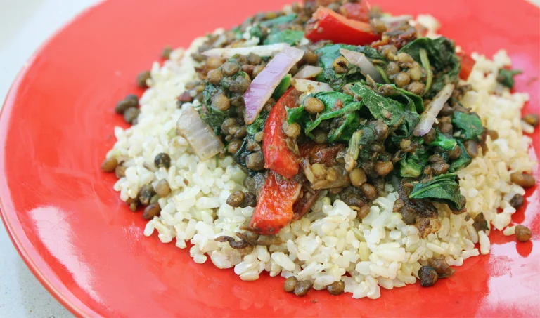 Balsamic Lentil Sauté