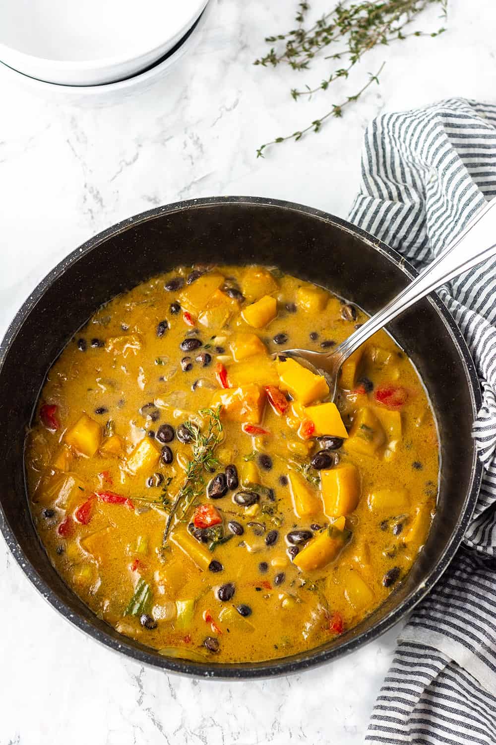 Black Bean and Butternut Soup