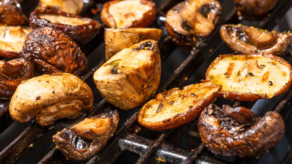 Butter-Basted Grilled Mushrooms