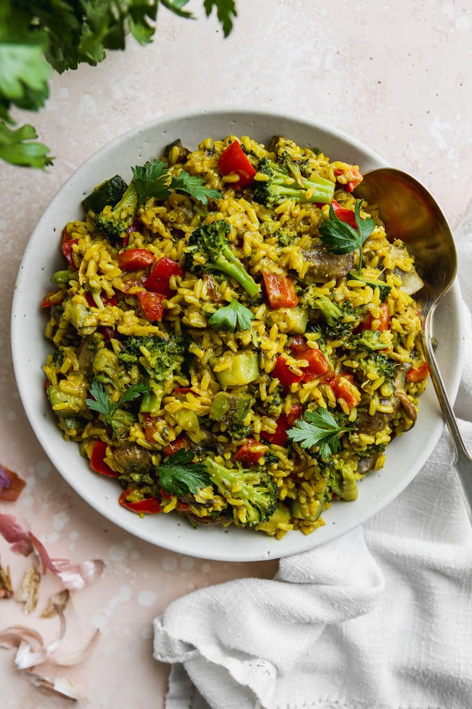 Coconut Curried Vegetables with Rice