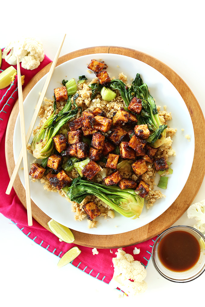 Crispy Baked Peanut Tofu