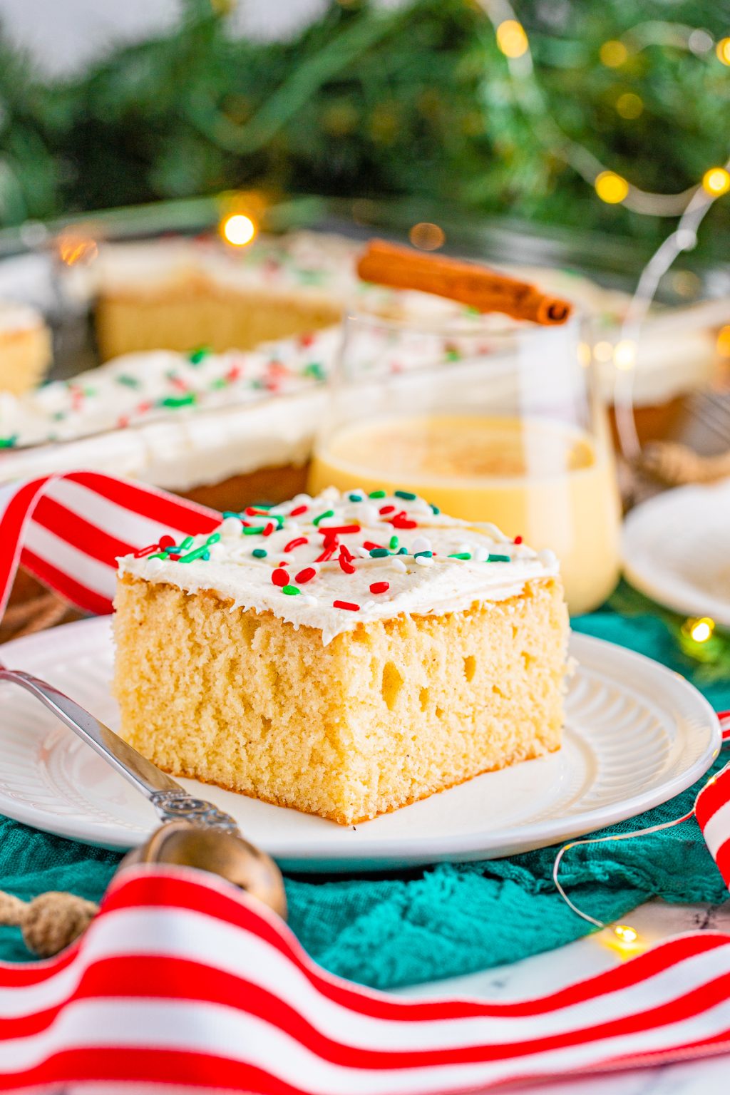 Eggnog Cake