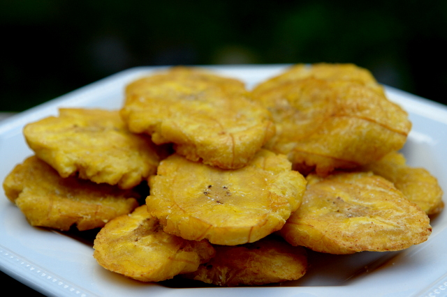 Fried Green Plantains