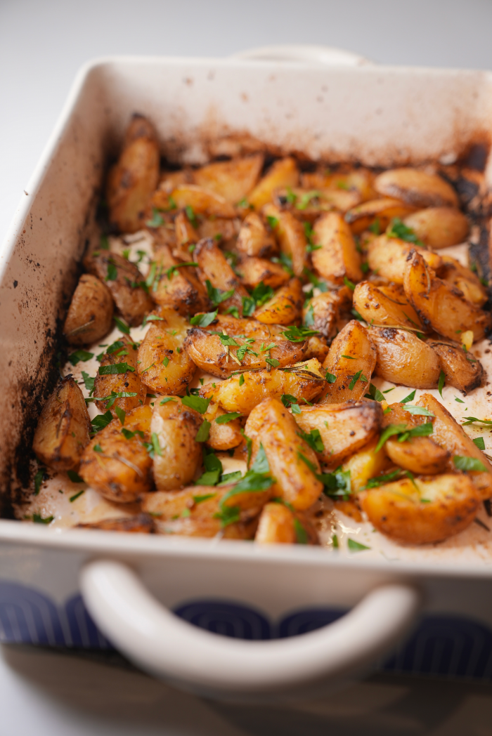 Greek Style Lemon Roasted Potatoes