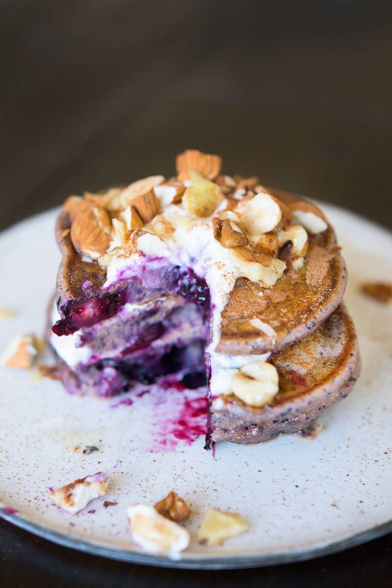 Jamie Oliver Blueberry Smoothie Pancakes