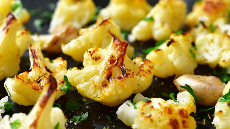 Kickstarter Lemony Roasted Cauliflower