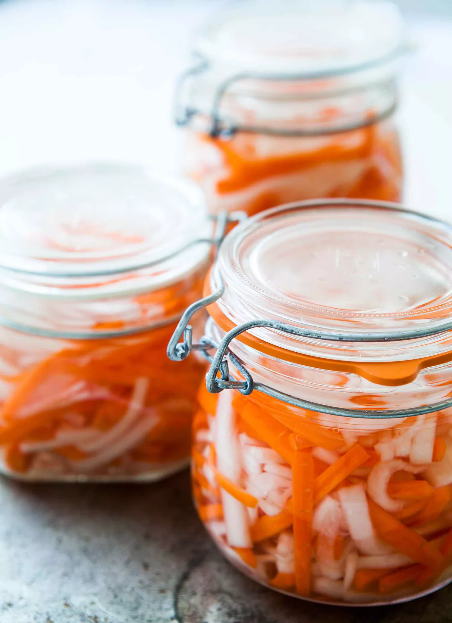 Pickled Carrots and Daikon