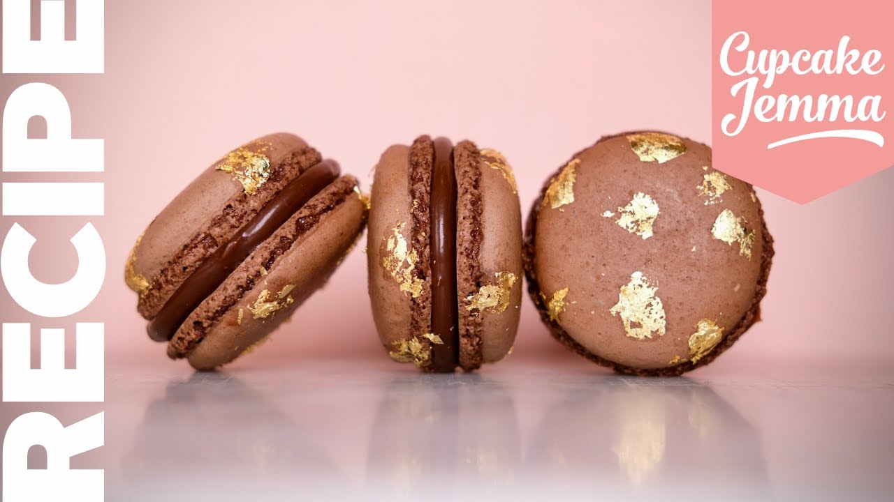 Salted Caramel Chocolate Macarons