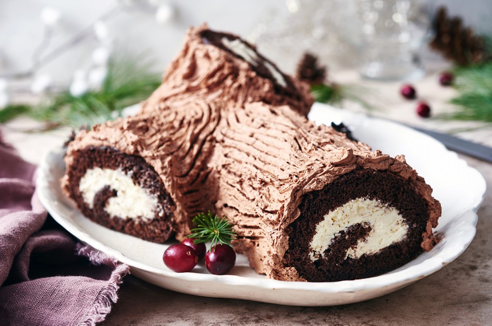 Yule Log (Classic Bûche de Noël)